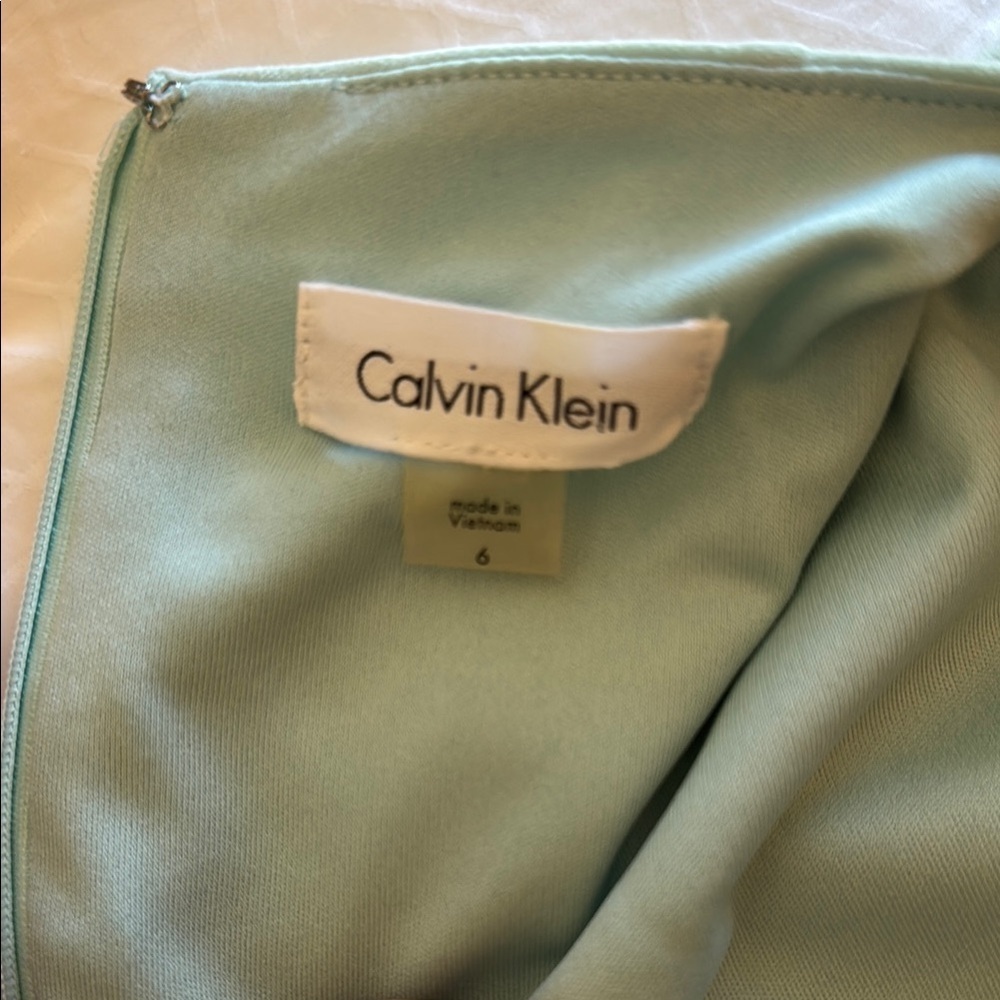Calvin Klein Elegant Mint Green Dress - Picture 4 of 4